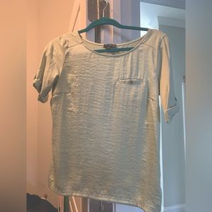 Light moss green top